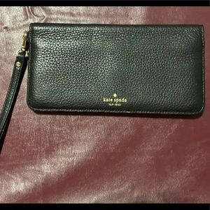 Kate Spade Large Slim Snap Bifold Wallet